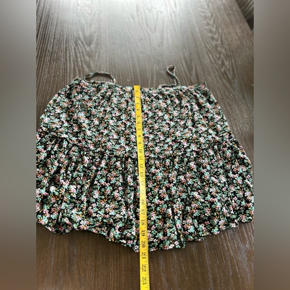 Easel floral print top prairie chic bohemian western adjustable strap - Picture 10 of 10